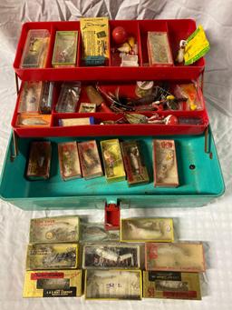 Tackle box w/ (22) lures, other tackle accessories.