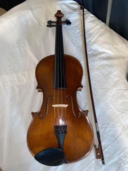 Antonius Stradivarius COPY made in West Germany, 26" long. With bow & hard case.