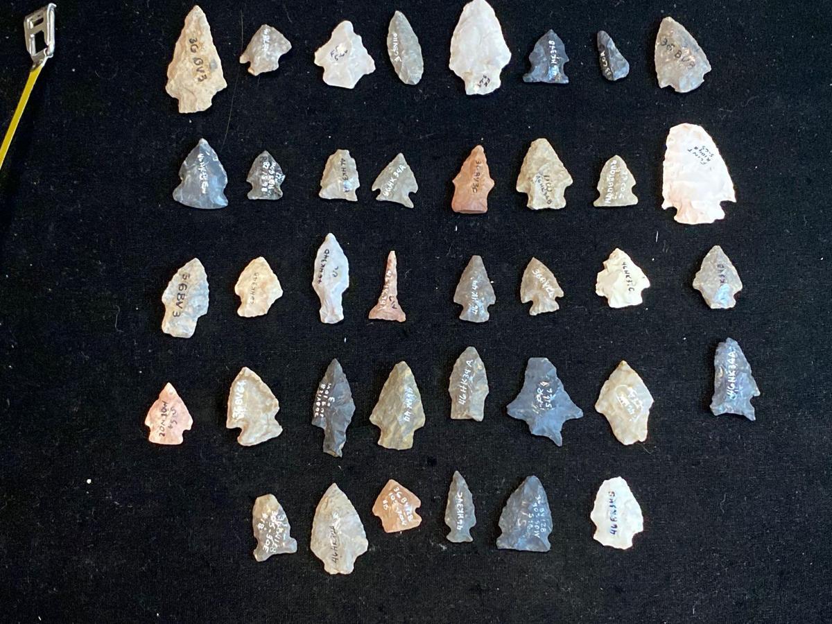 Assorted small points (38 total)