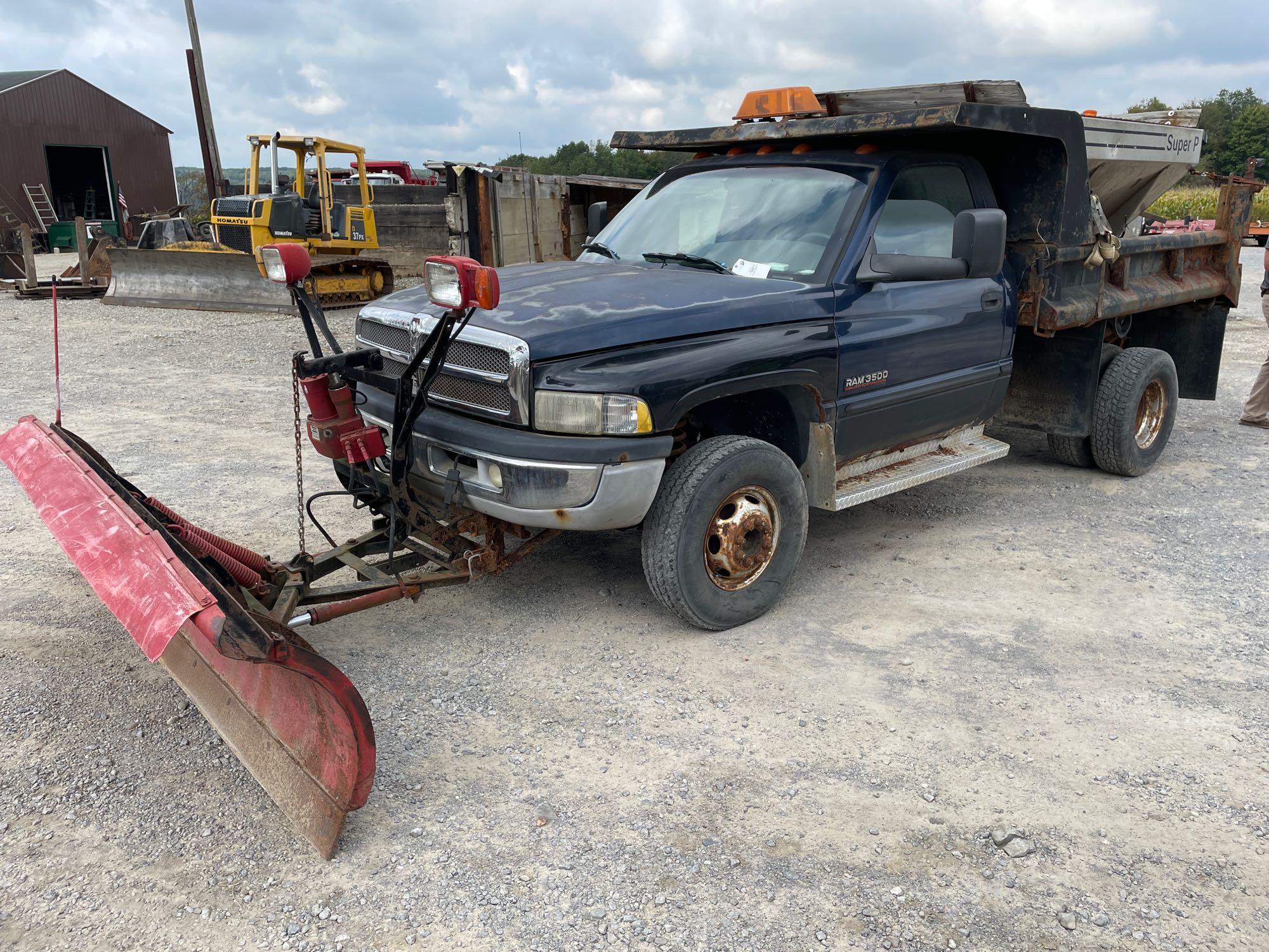 One owner 2001 Dodge 3500 dump truck