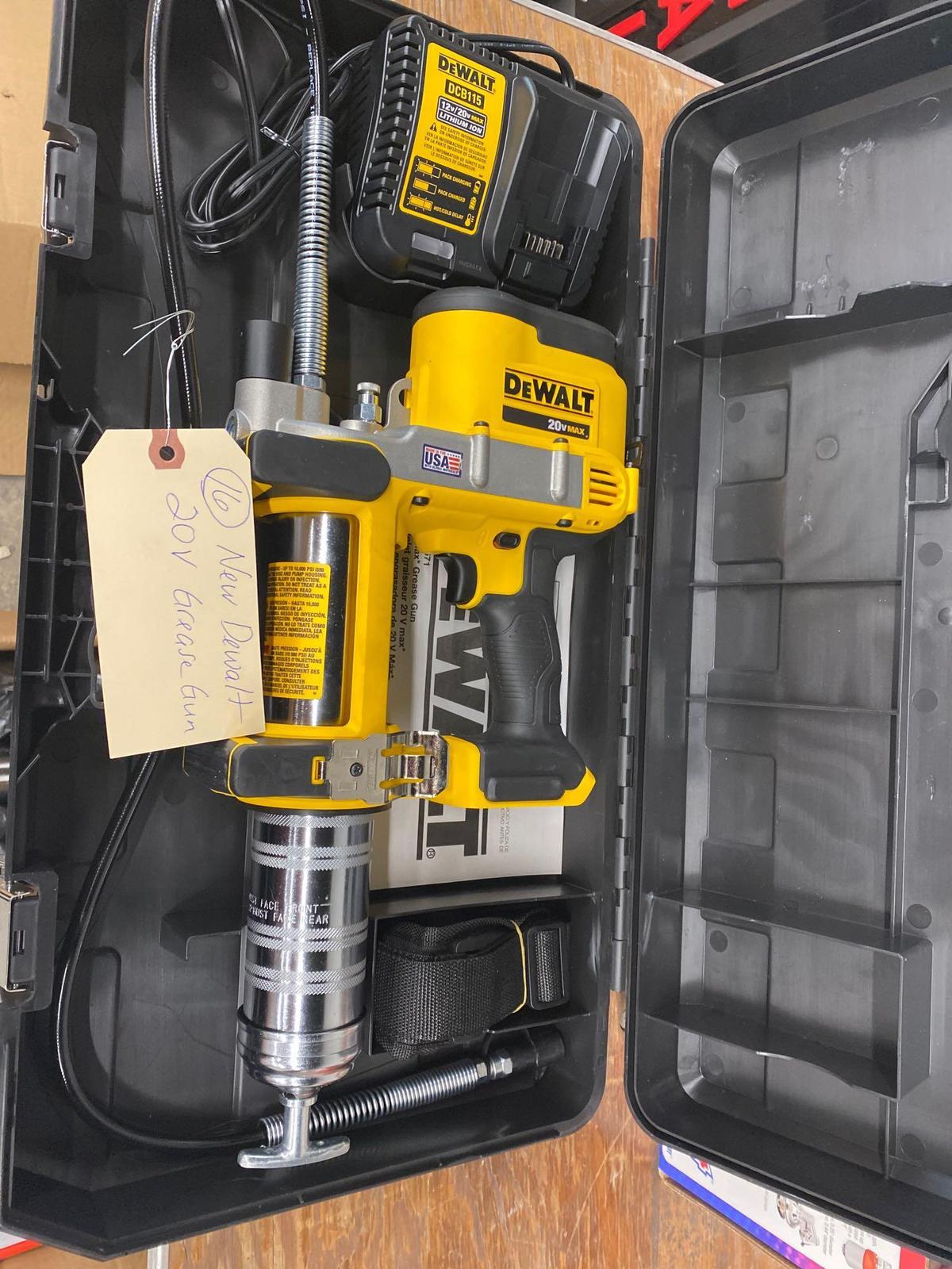 New dewalt 20v grease gun