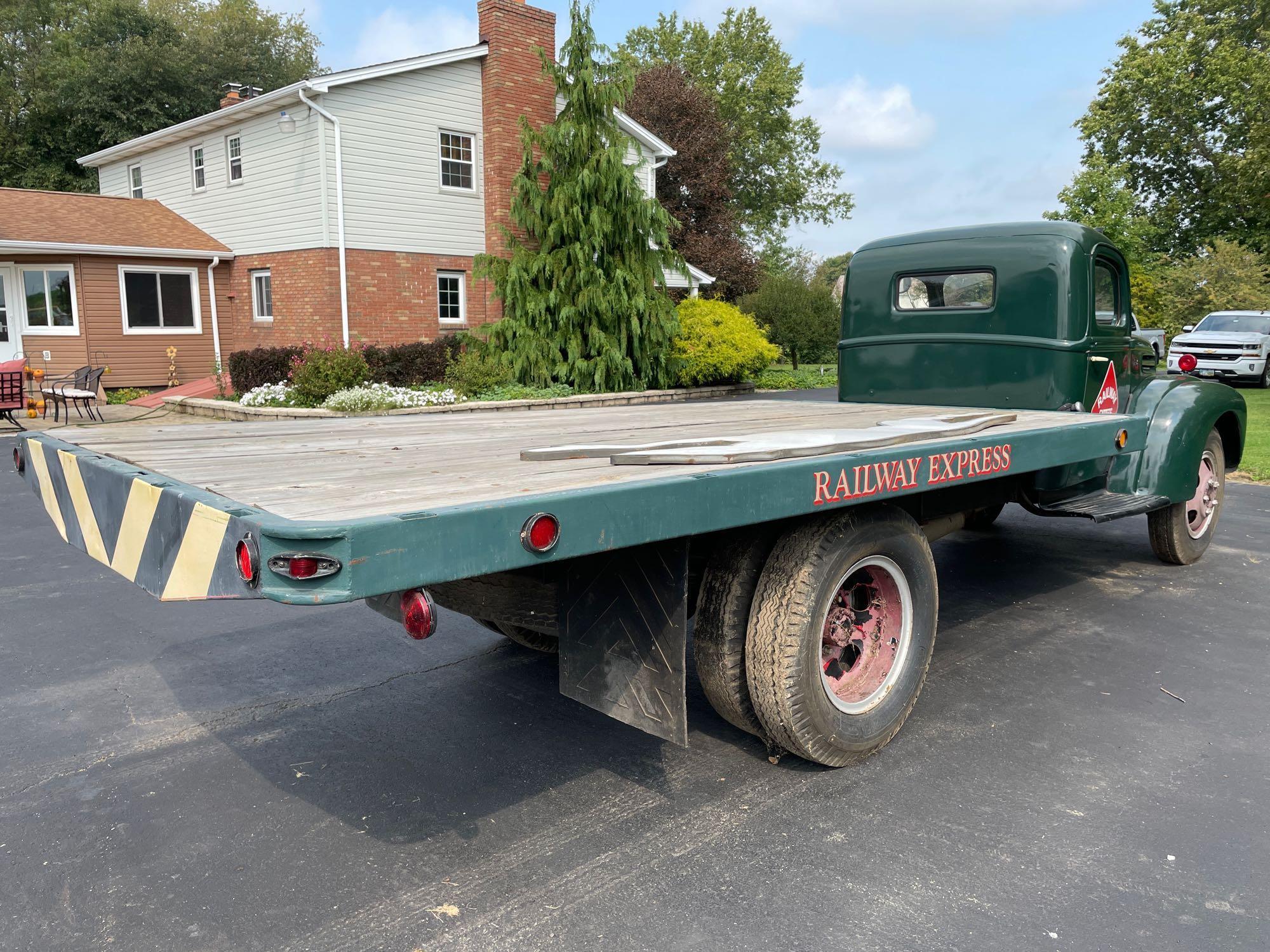 1947 1 1/2 ton Ford, flat head v-8 eng.