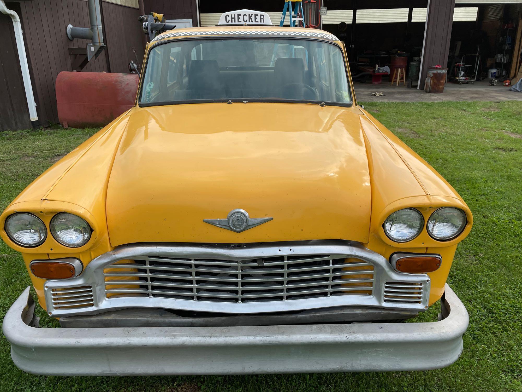 1981 marathon checker cab, strait 6 eng. auto trans.