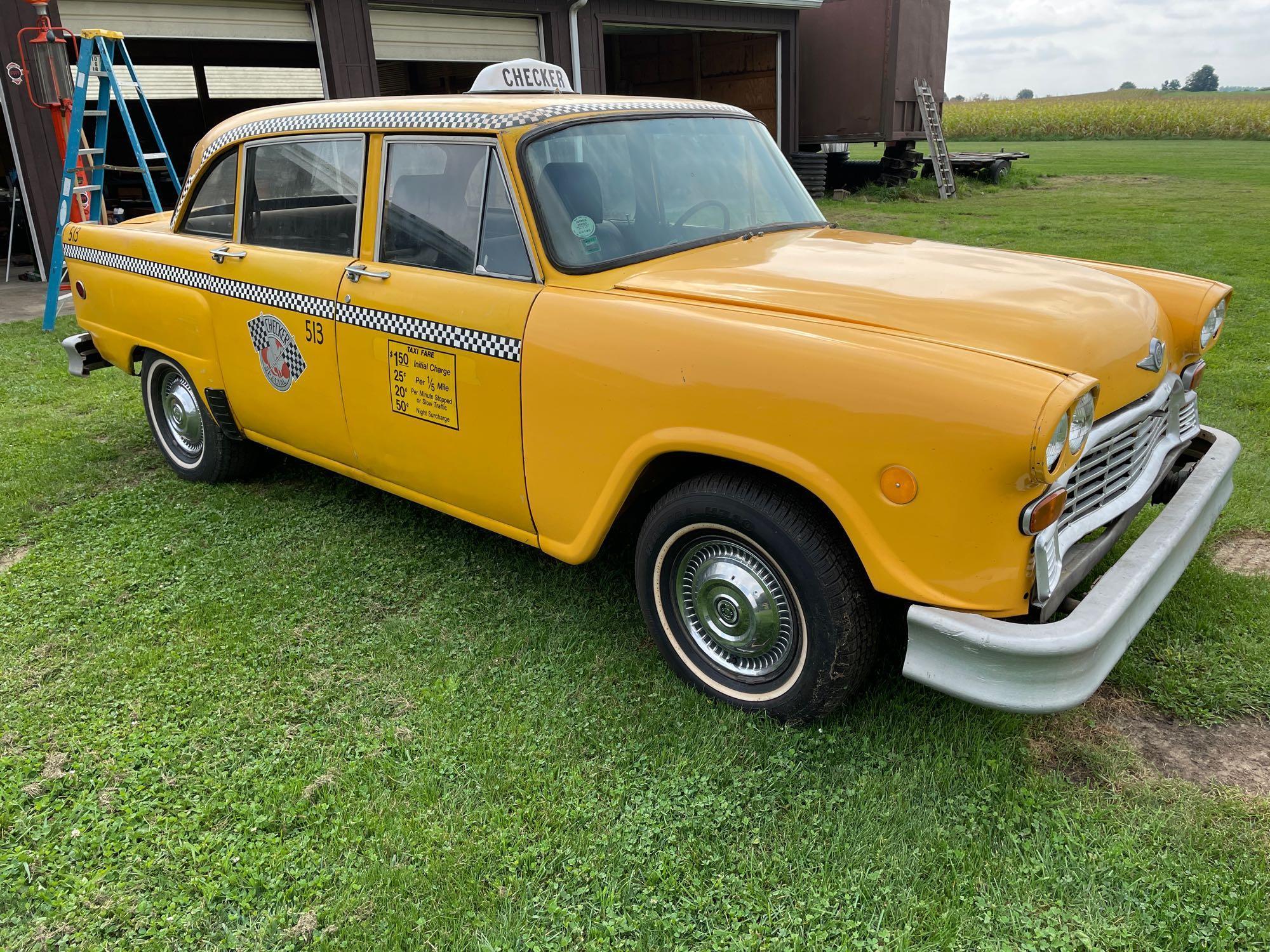 1981 marathon checker cab, strait 6 eng. auto trans.