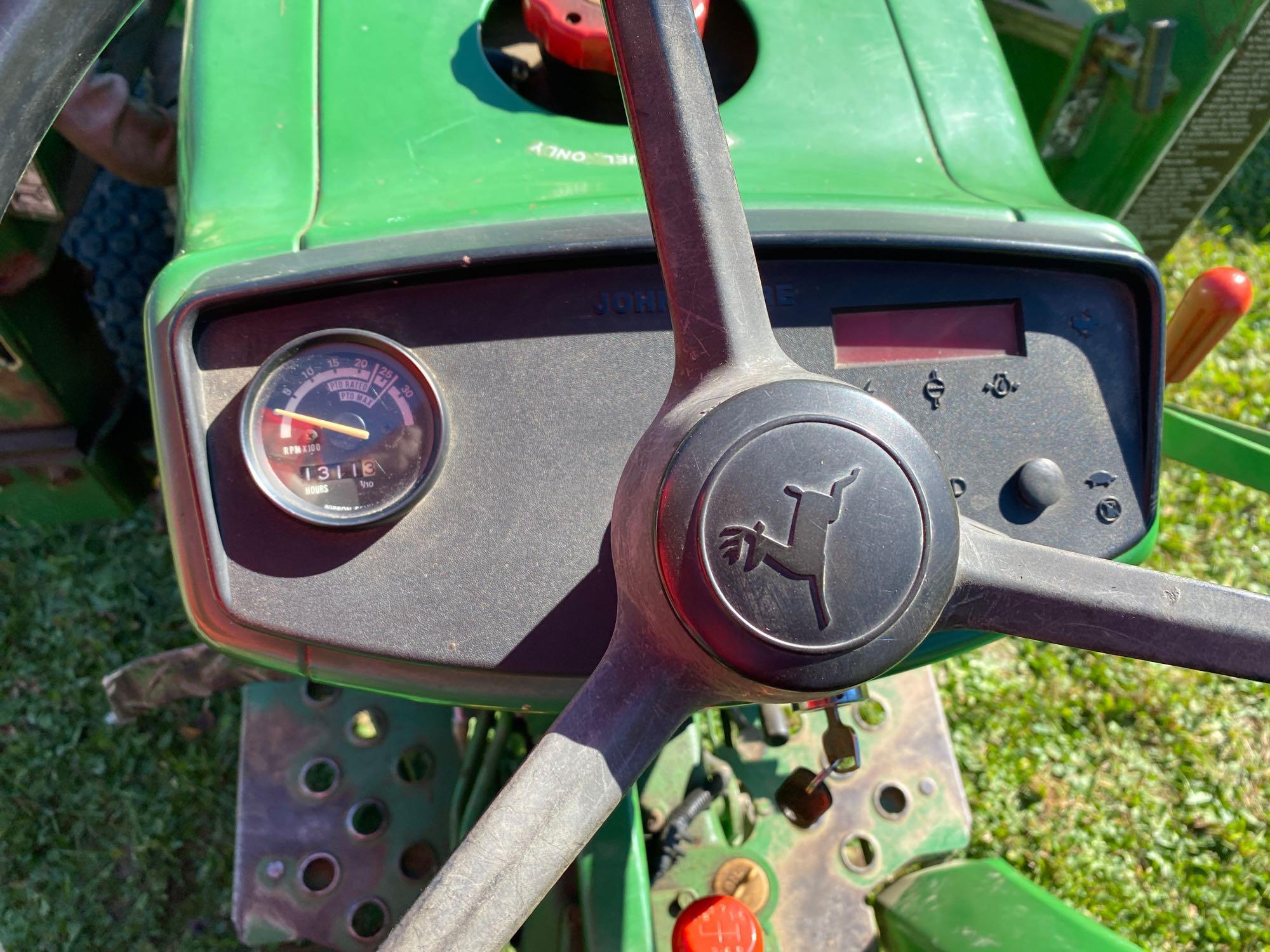 John Deere 650 tractor with 60 loader