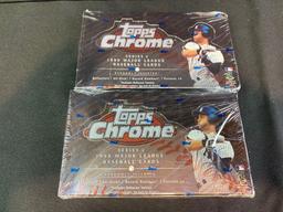 1999 Topps Chrome Baseball Series 2 factory sealed boxes (2)