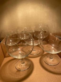 Collection of Crystal stemware