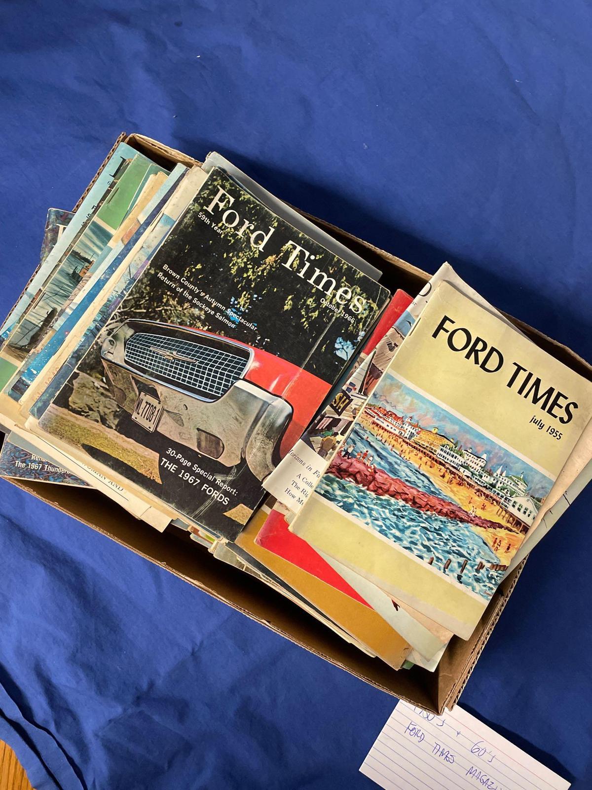 '50s & '60s Ford Times magazines