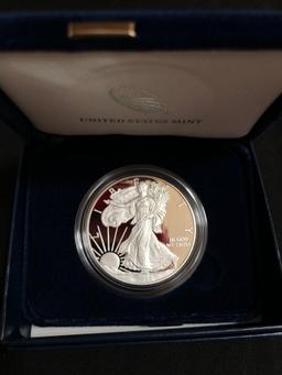 (2) 2012 American Eagle 1 oz. Silver Proof Coin in Case