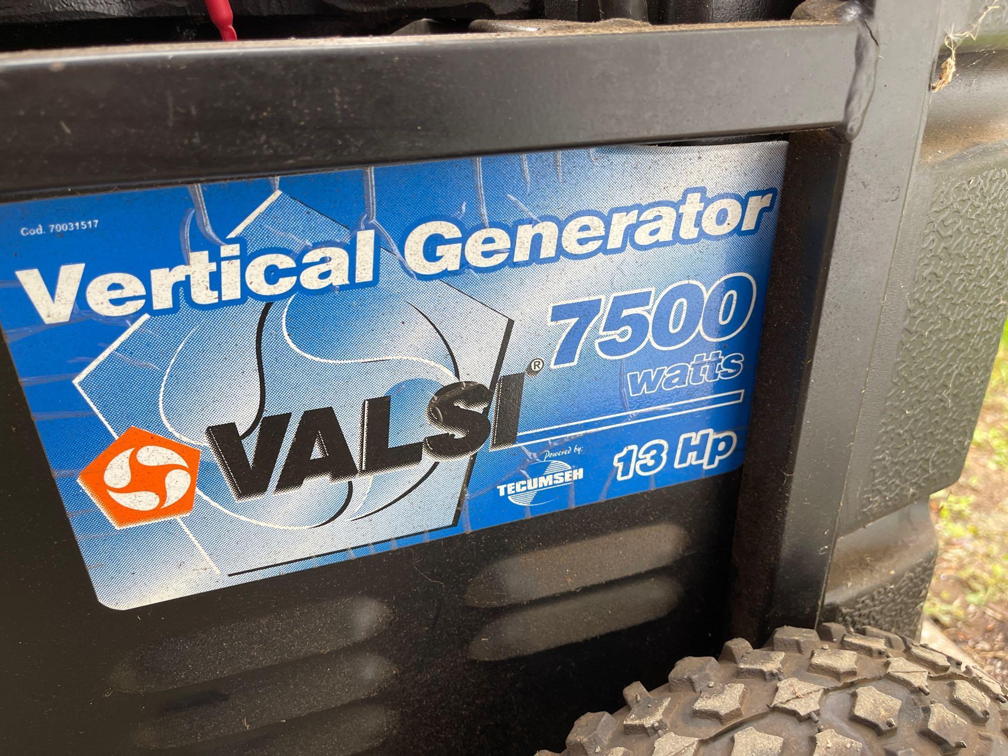 Valsi 7500 watt gas generator