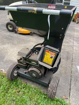 Duerr 5 hp gas chipper shredder.