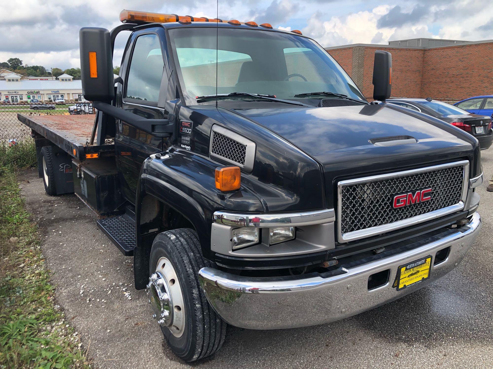 2009 GMC C5500 Duramax Diesel Roll Back 21ft Century w/ Winch & Brand New Winch Cable - 112,323mi.