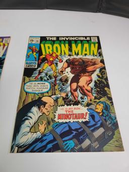 Marvel the Invincible Iron Man 15c #23 and 24 issues