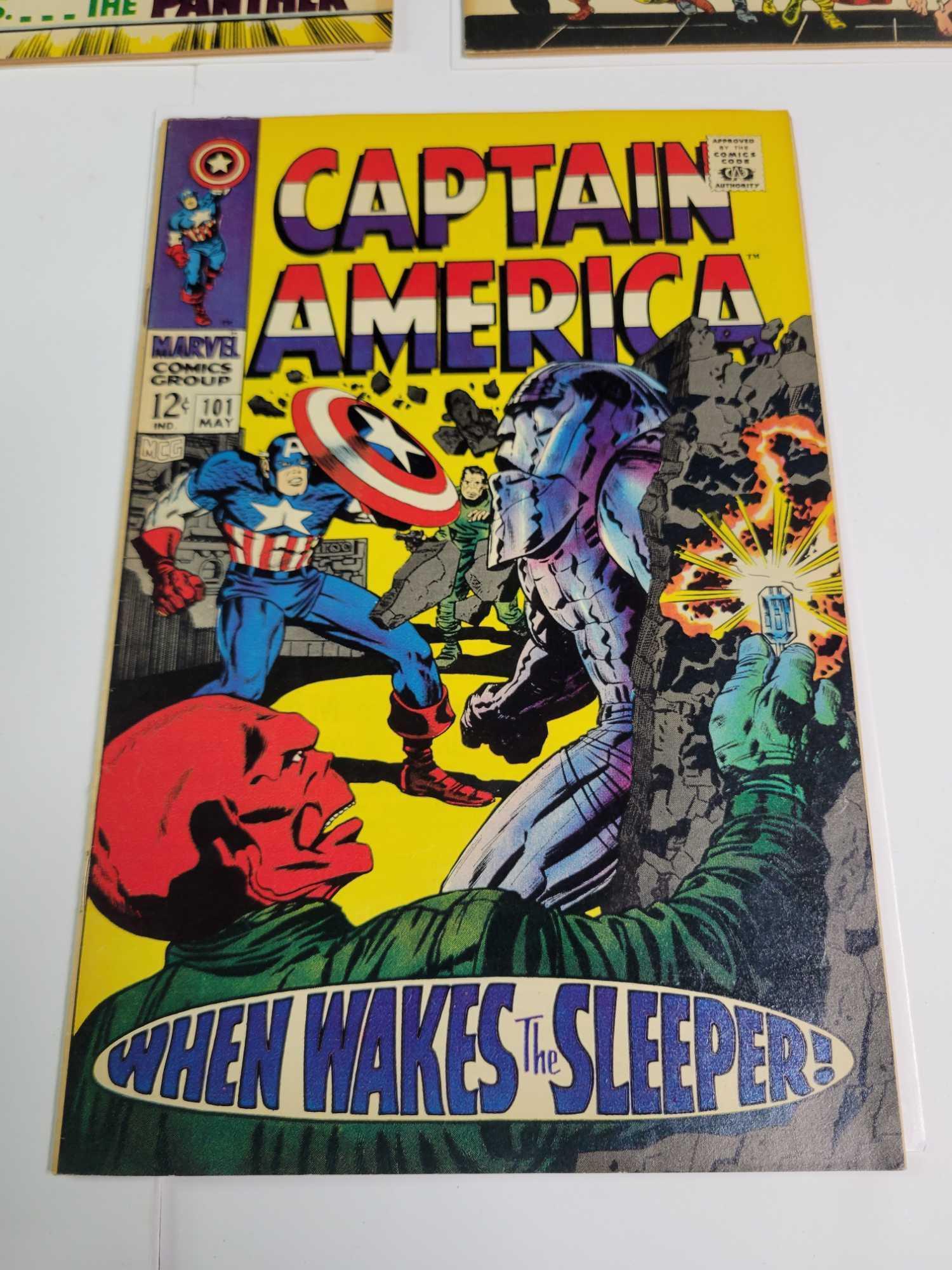 Marvel Captain America 12c #98, 100, 101 issues