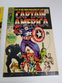 Marvel Captain America 12c #98, 100, 101 issues