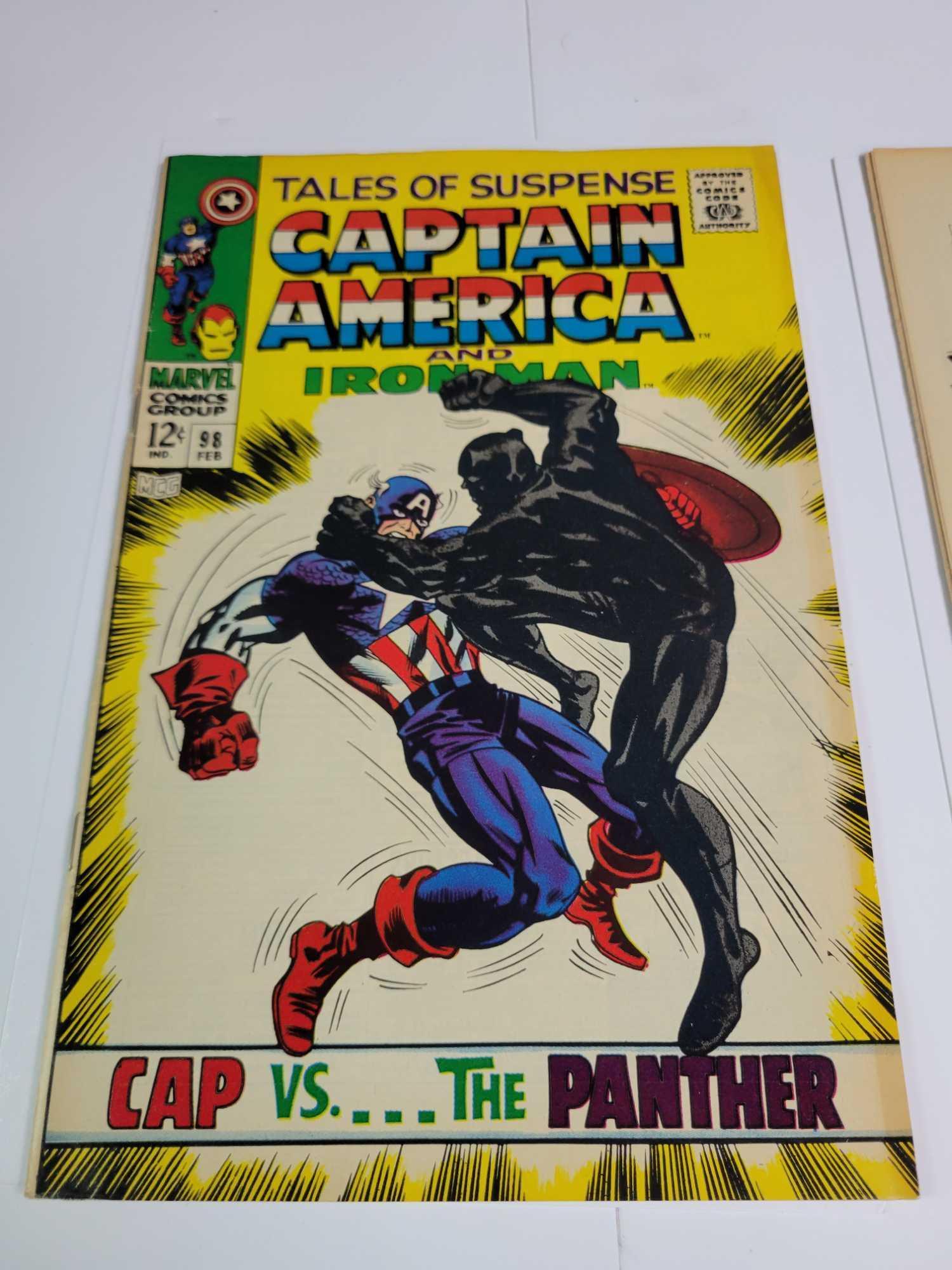Marvel Captain America 12c #98, 100, 101 issues
