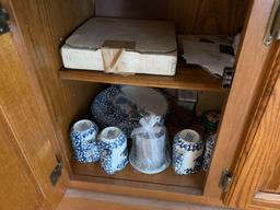 China cabinet lighted
