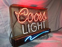 Coors Light neon sign