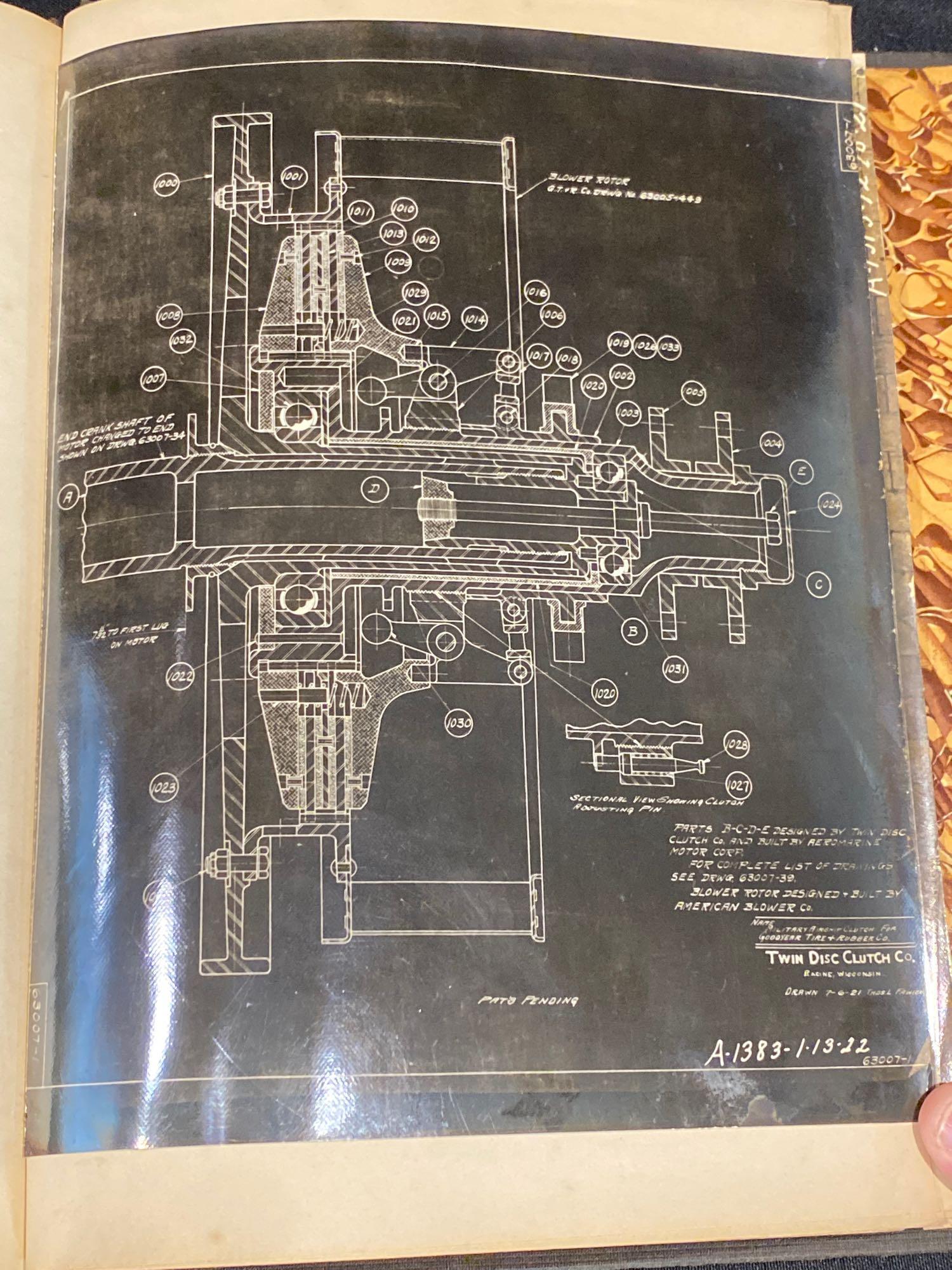 U.S. Army Military Airship Goodyear book early 1920s