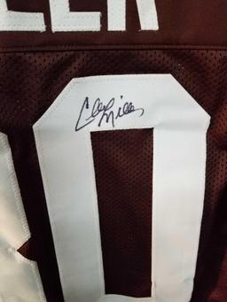 Cleo Miller signed jersey, Browns, with cert