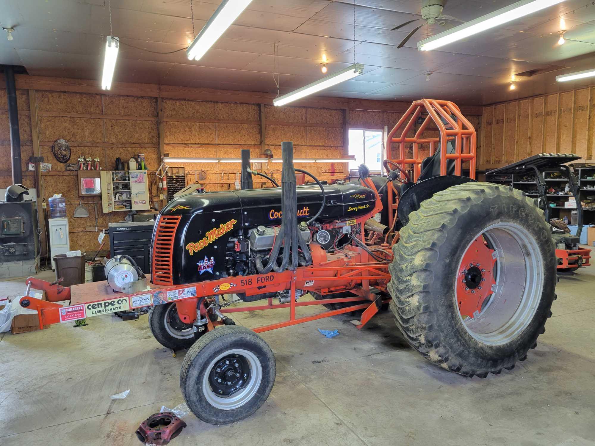 Cockshutt tractor with 518 ford V8, 4,500 class, newer heads, needle bearings