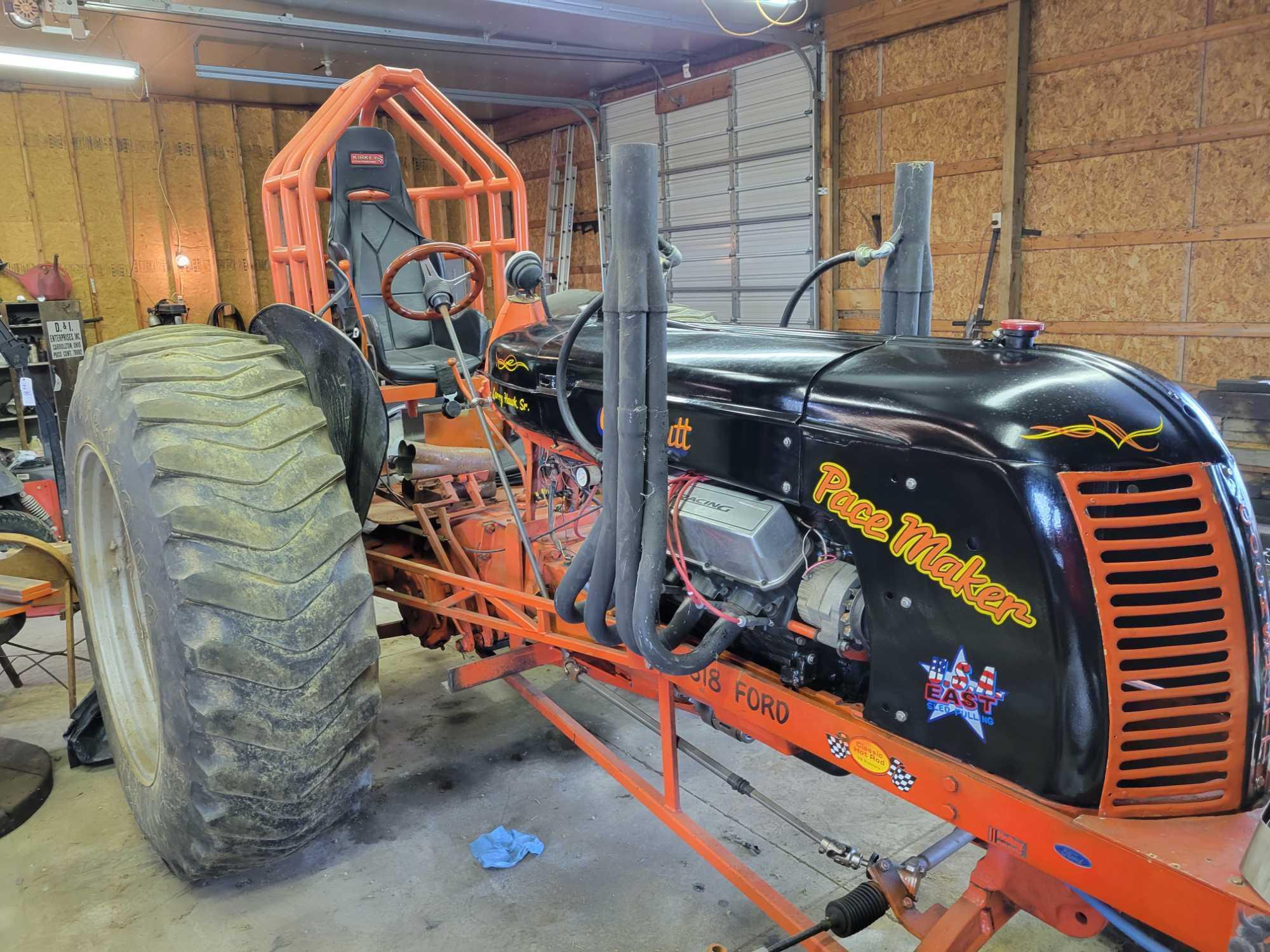 Cockshutt tractor with 518 ford V8, 4,500 class, newer heads, needle bearings