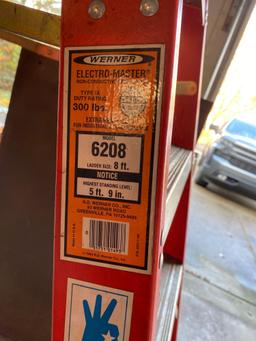 Werner 8 foot fiberglass stepladder