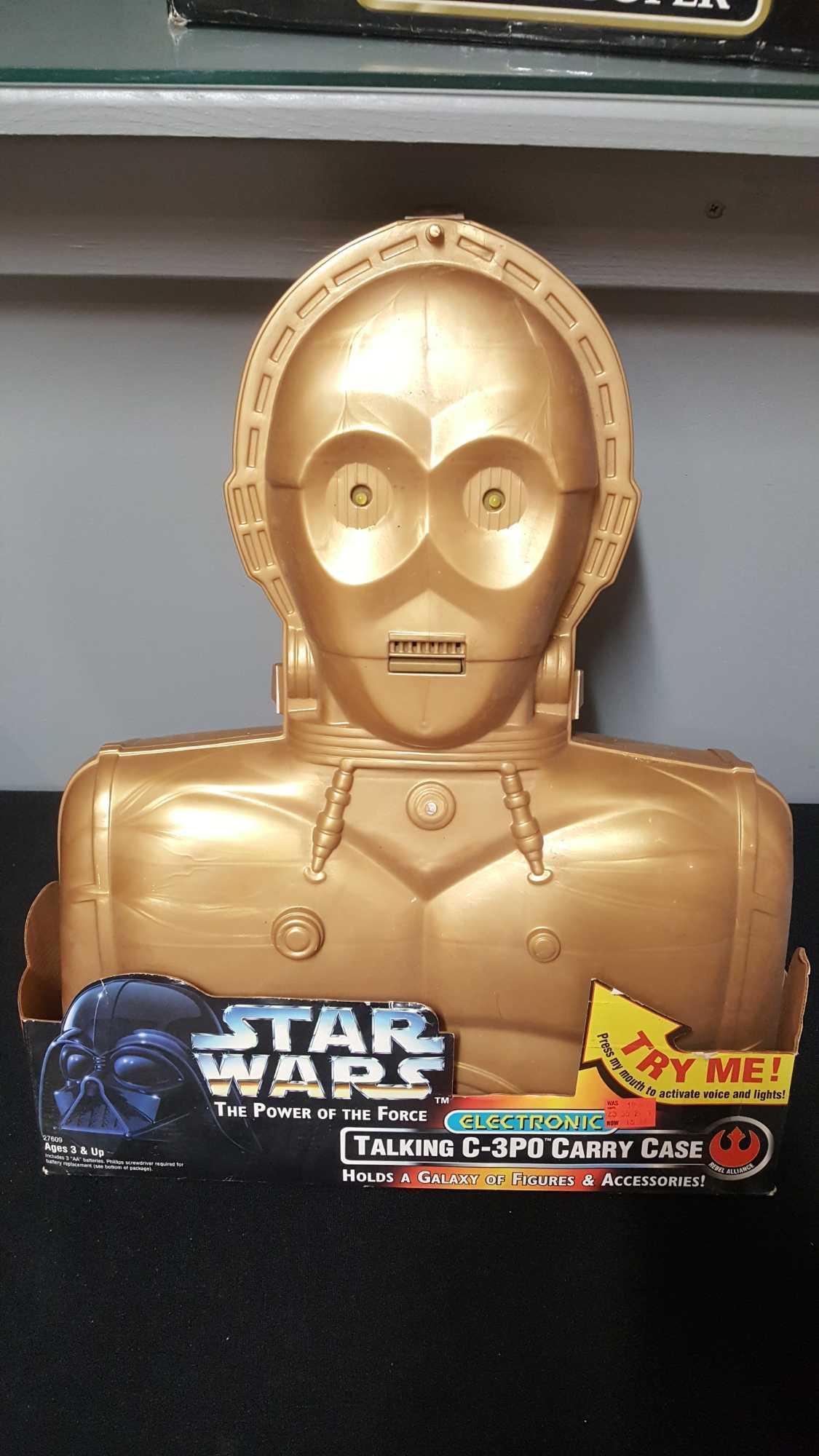 Star Wars Talking V-3PO Carry Case, MIB, 1996