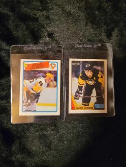 Mario Lemieux O-PEE-CHEE o pee chee Hockey 1980s 3 card group lot