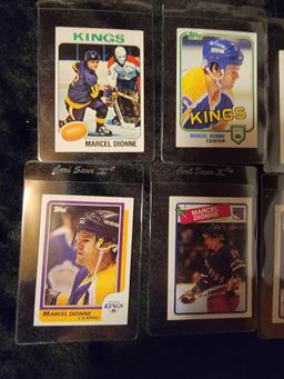 Marcel Dionne HOFer Topps O-PEE-CHEE Hockey 6 card group lot