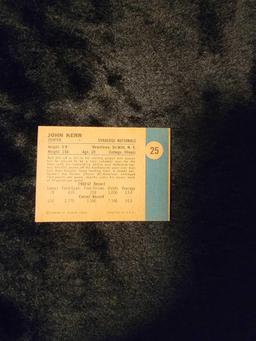 1961 Fleer Basketball John Kerr card 25