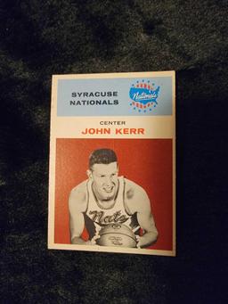 1961 Fleer Basketball John Kerr card 25