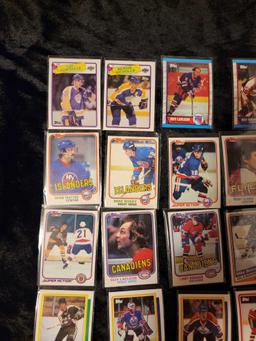 1980s Topps Hockey HOFer Star group lot 25 cards Bossy Trottier Messier