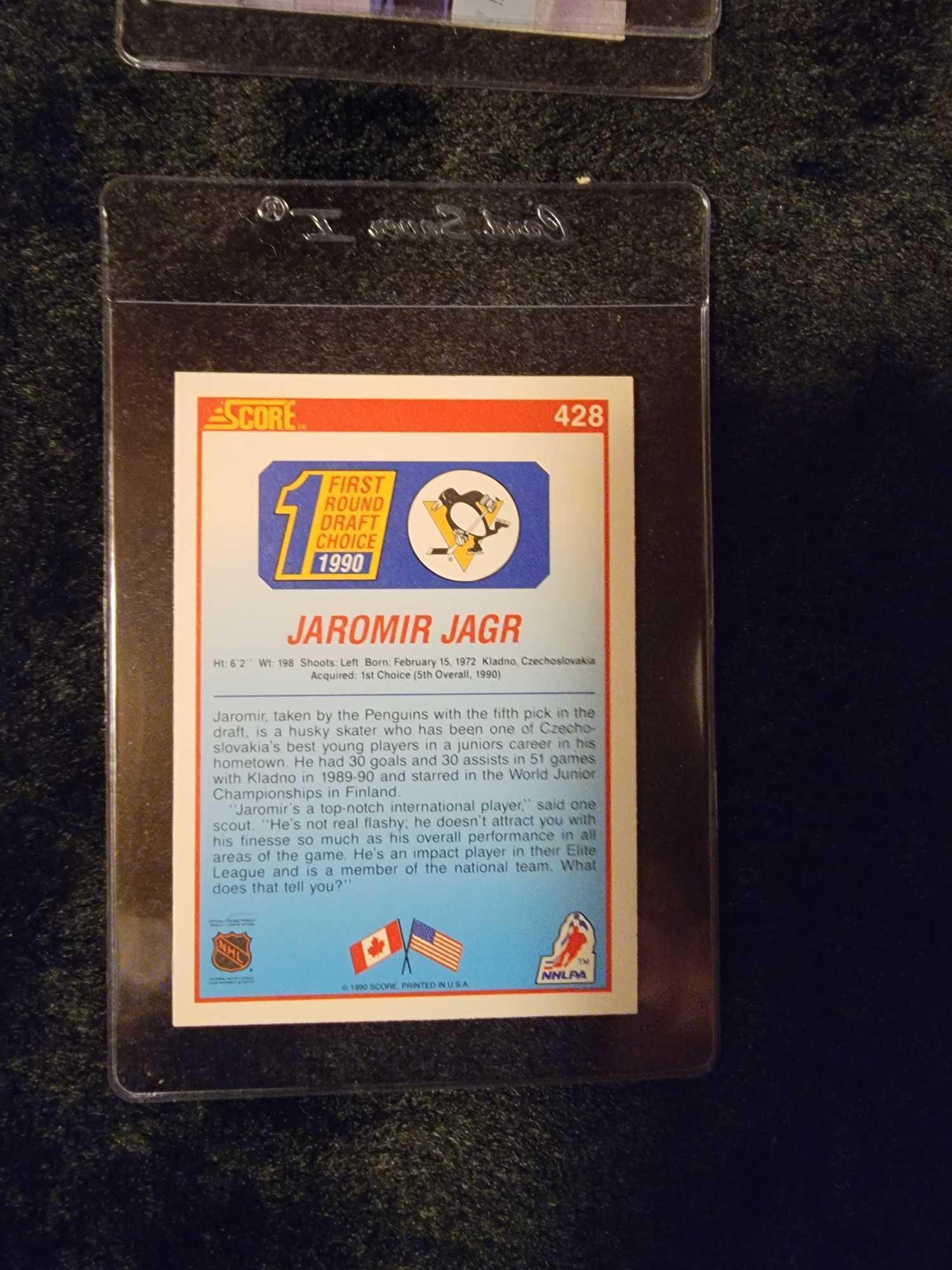 Jaromir Jagr rookie card plus lot 11 cards RC hockey UD