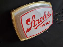Stroh's beer light up sign, cord needs work