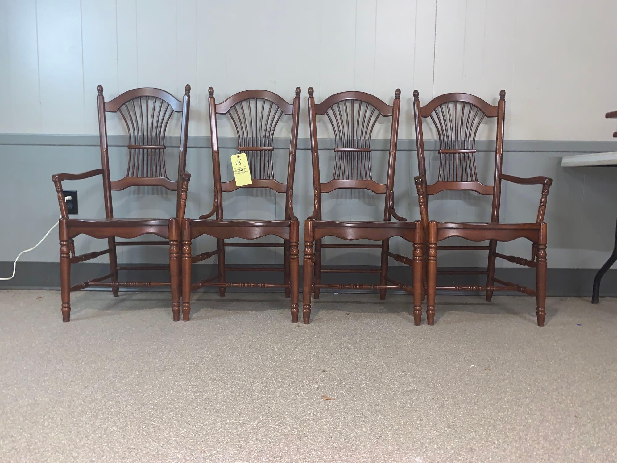 Four Dinner Table Chairs