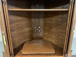 Full Wooden Entertainment Center