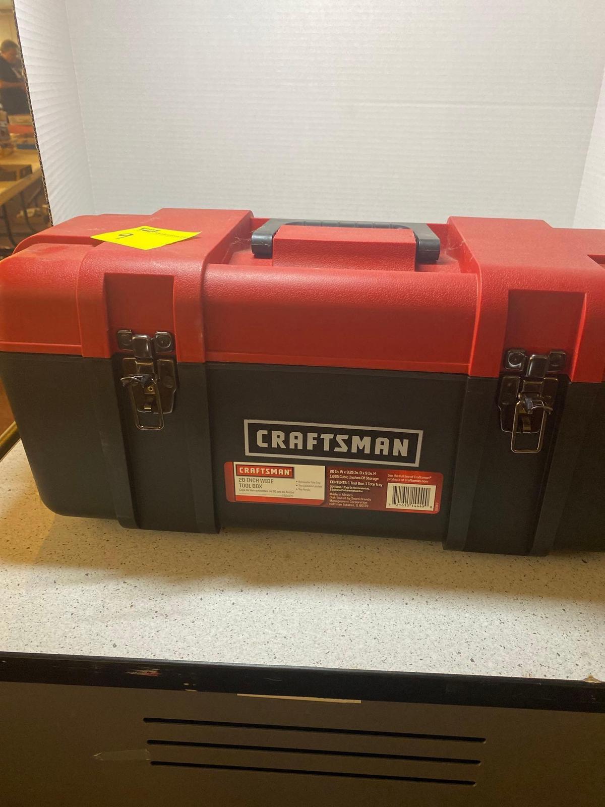 Craftsman Toolbox with Plumber Supplies
