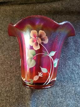 Fenton 100th. anniversary vase