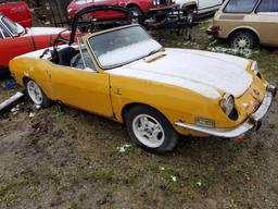 1971 Fiat 850 Spider convertible, not running