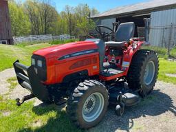 Agco ST28A 4x4 diesel tractor w/540 PTO, 60? mowing deck, 674 hrs.