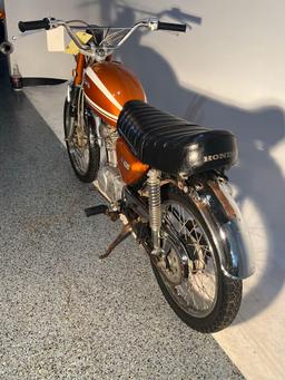 1971 Honda CL100 K1 Candy Topaz Orange