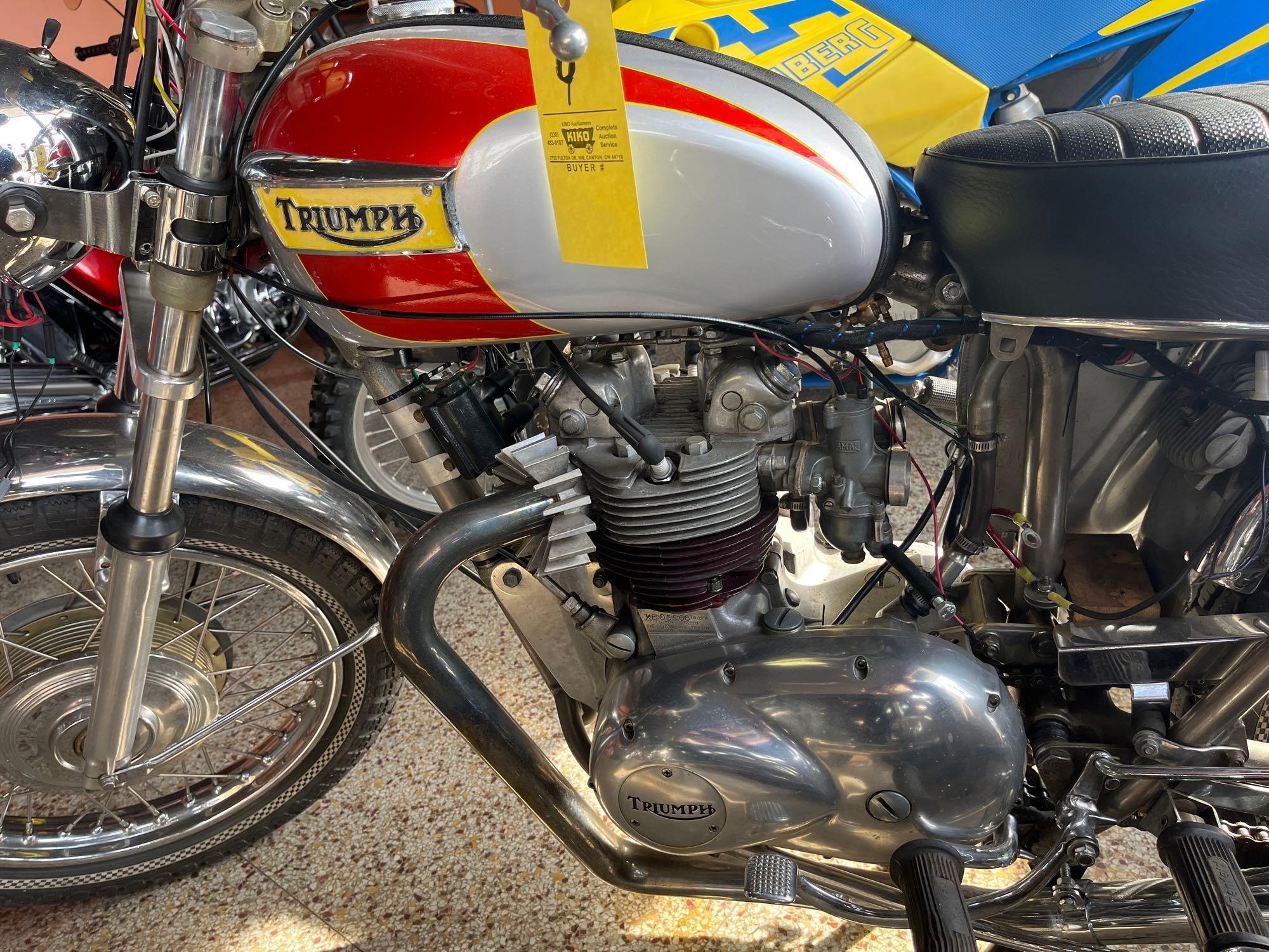 1971 Triumph T100 with title