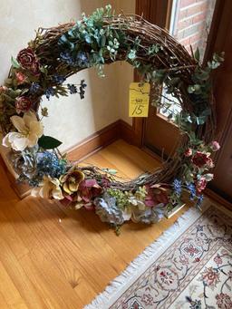 grapevine wreath 34 inch diameter