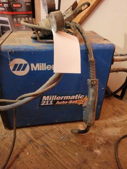 Miller Millermatic 211 auto set with MVP wire feed welder, 120v/230v