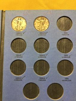 standing liberty half dollars. bid times 10