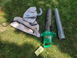 Weed Eater, Barracuda Super Blower with Nozzle and Bag Attachment