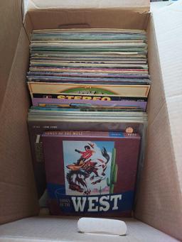 2 Boxes of Records - Western, Country, etc.