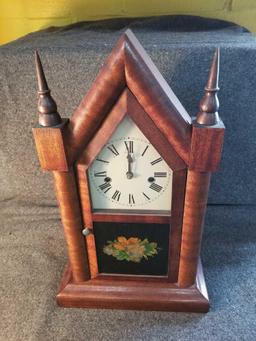 Waterbury steeple clock, no key