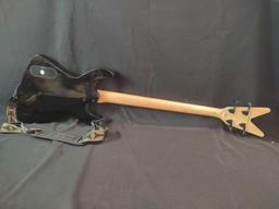 Dean Demonator Metalman Electric Bass Guitar w/ Non Matching ESP Case